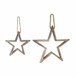 Melrose Wood Star Ornament
