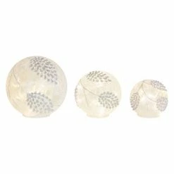 Melrose LED Pine Cone Globe 3-pc. Set