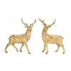 Melrose Gold Finish Reindeer Floor Decor 2-piece Set -Melrose Sales Store unnamed file 13