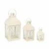 Melrose Double X-Frame Off White Lantern Floor Decor 3-piece Set 1 Melrose Double X-Frame Off White Lantern Floor Decor 3-piece Set -Melrose Sales Store unnamed file 133