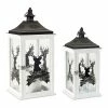 Melrose Merry Christmas Reindeer Lantern Floor Decor 2-piece Set -Melrose Sales Store unnamed file 140
