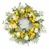 Melrose Artificial Lemon & Floral II Wreath 1 Melrose Artificial Lemon & Floral II Wreath -Melrose Sales Store unnamed file 144