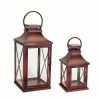 Melrose X-Frame Sides Lantern Floor Decor 2-piece Set 1 Melrose X-Frame Sides Lantern Floor Decor 2-piece Set -Melrose Sales Store unnamed file 146