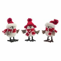 Melrose Winter Bird Decor 3-pc. Set