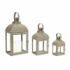 Melrose Classic Tan Rectangular Lantern Table Decor 3-piece Set -Melrose Sales Store unnamed file 154