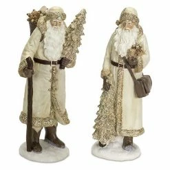 Melrose Santa Christmas Table Decor 2-piece Set