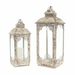 Melrose Lantern Table Decor 2-piece Set