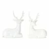 Melrose White Finish Deer Table Decor 2-piece Set 2 Melrose White Finish Deer Table Decor 2-piece Set -Melrose Sales Store unnamed file 185