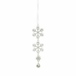 Melrose Jewel Tiered Snowflake Ornament