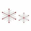 Melrose Snowflake Table Decor 2-piece Set -Melrose Sales Store unnamed file 191