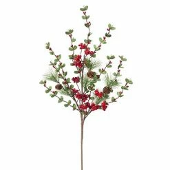 Melrose Artificial Pine, Boxwood & Berry Spray 8-pc. Set