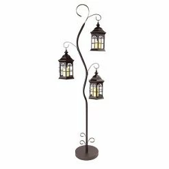 Melrose Scroll Lantern Floor Decor