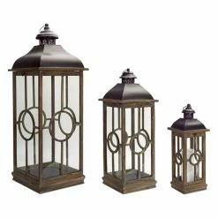 Melrose Lantern Table Decor 3-piece Set