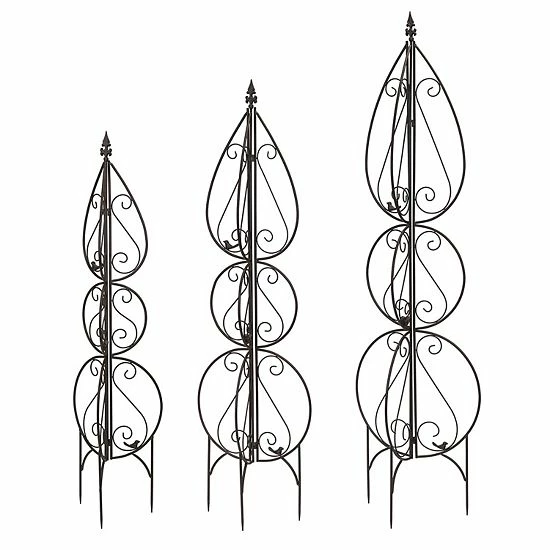 Melrose Scroll Indoor / Outdoor Trellis Floor Decor 3-piece Set 3 Melrose Scroll Indoor / Outdoor Trellis Floor Decor 3-piece Set