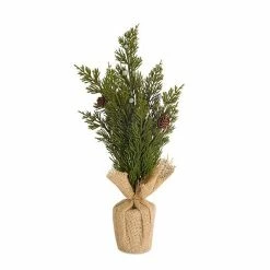 Melrose Mini Artificial Pine Tree Floor Decor 6-piece Set