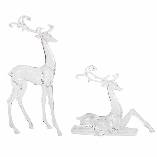 Melrose Faux Deer Table Decor 2-piece Set 3 Melrose Faux Deer Table Decor 2-piece Set