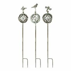 Melrose Butterfly, Bird & Dragonfly Garden Stake 3-piece Set