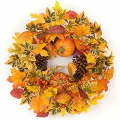 Melrose Pumpkin Leaf Candle Ring