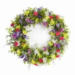 Melrose Artificial Mixed Floral I Wreath