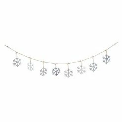 Melrose Snowflake Garland 4-piece Set