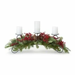 Melrose Pine, Berry & Eucalyptus Centerpiece