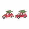 Melrose Santa Snowman Car Christmas Table Decor 2-piece Set -Melrose Sales Store unnamed file 331