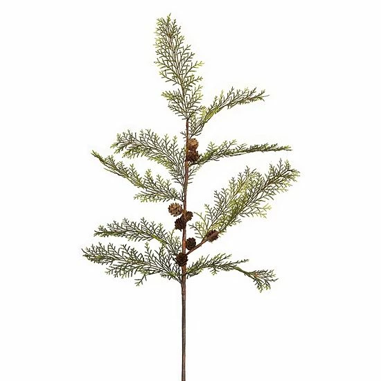 Melrose Artificial Cypress Pinecone Spray Pick 6-piece Set 3 Melrose Artificial Cypress Pinecone Spray Pick 6-piece Set