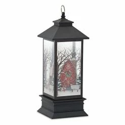 Melrose Barn Snow Globe Lantern