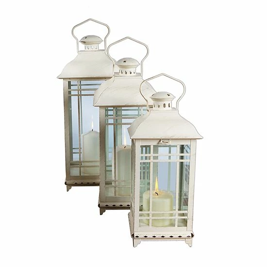 Melrose Lantern 3-piece Set 3 Melrose Lantern 3-piece Set