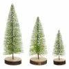 Melrose Bottle Brush Christmas Tree Table Decor 12-piece Set