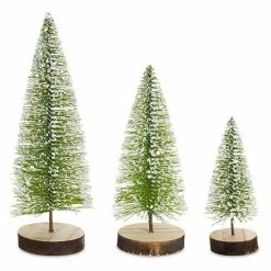 Melrose Bottle Brush Christmas Tree Table Decor 12-piece Set