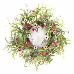 Melrose Artificial Wild Flower Bloom Wreath