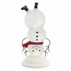 Melrose Headstand Snowman Snow Globe
