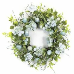 Melrose Artificial Egg & Floral Wreath