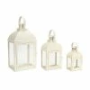 Melrose Classic Off White Rectangular Lantern Table Decor 3-piece Set -Melrose Sales Store unnamed file 62