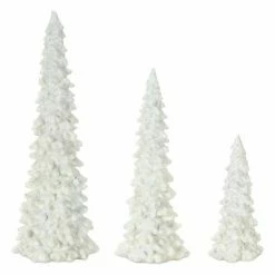 Melrose White Tree Table Decor 3-piece Set