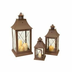 Melrose Lantern Table Decor 3-piece Set