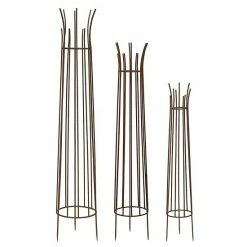 Melrose Line Indoor / Outdoor Obelisk Trellis Floor Decor 3-piece Set