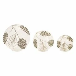 Melrose Pine Cone Globe 3-pc. Set