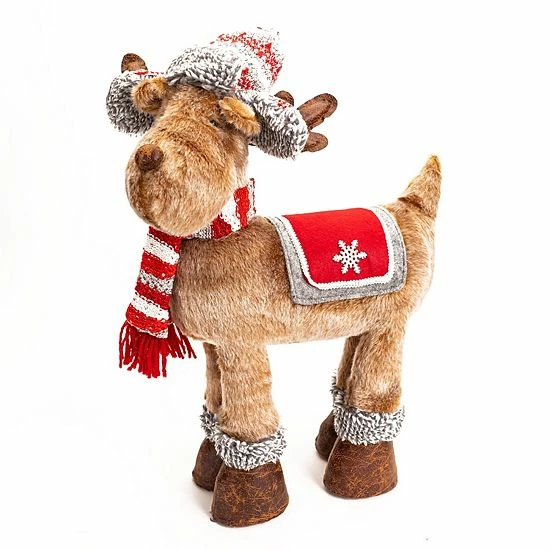 Melrose Moose Snowflake Floor Decor 2 Melrose Moose Snowflake Floor Decor